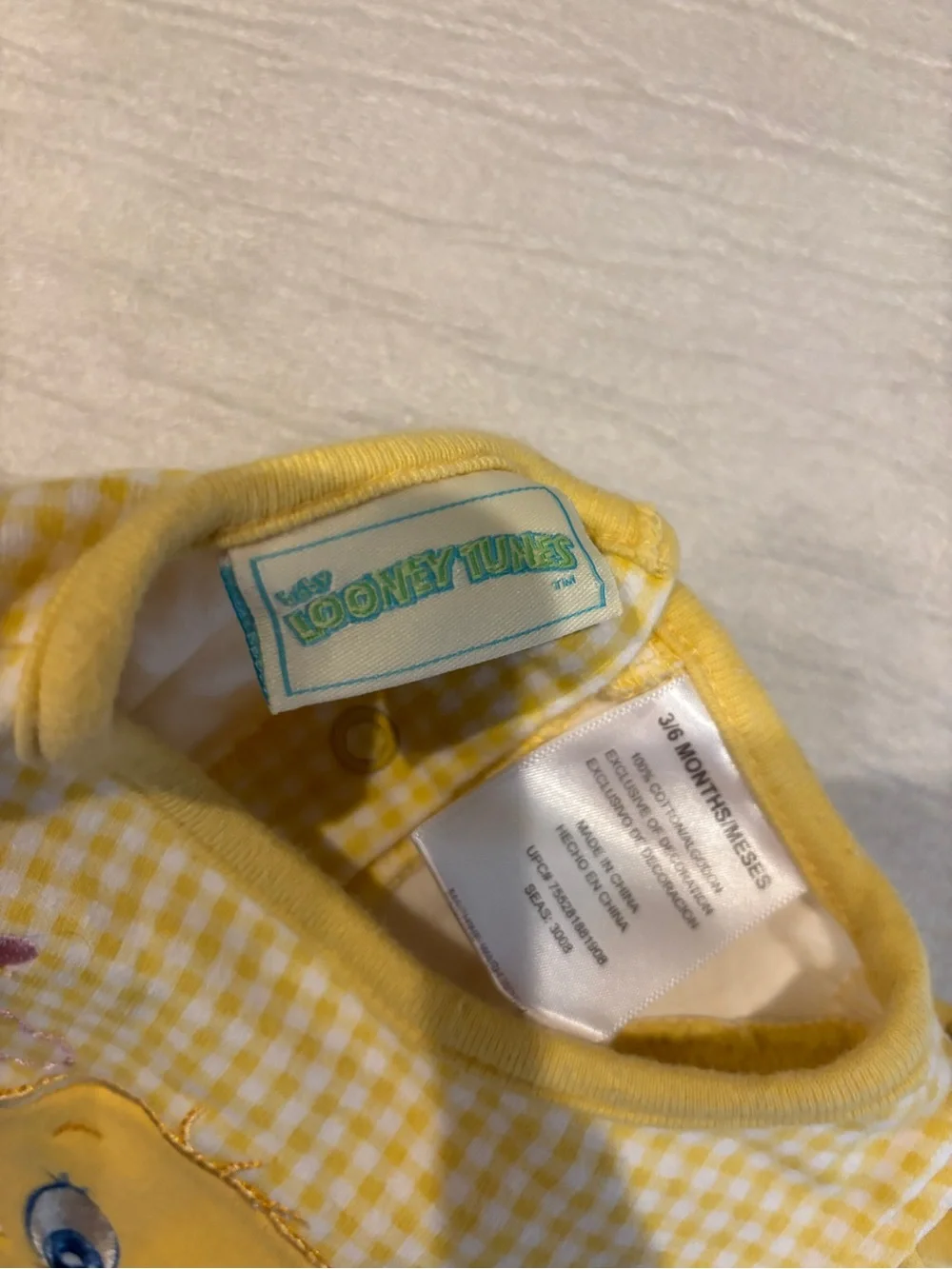 Y2K Tweety Baby Girls Matching Set